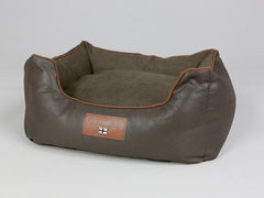 Beckley Orthopaedic Walled Dog Bed - Mahogany / Chestnut, Small