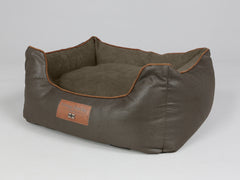 Beckley Orthopaedic Walled Dog Bed - Mahogany / Chestnut, Small