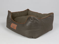 Beckley Orthopaedic Walled Dog Bed - Mahogany / Chestnut, Small