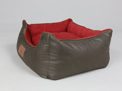 Beckley Orthopaedic Walled Dog Bed - Mahogany / Cherry, Small