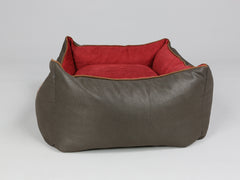 Beckley Orthopaedic Walled Dog Bed - Mahogany / Cherry, Small