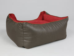 Beckley Orthopaedic Walled Dog Bed - Mahogany / Cherry, Small