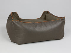 Beckley Orthopaedic Walled Dog Bed - Mahogany / Chestnut, Small