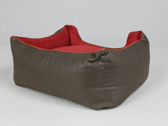 Beckley Orthopaedic Walled Dog Bed - Mahogany / Cherry, Small