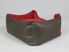 Beckley Orthopaedic Walled Dog Bed - Mahogany / Cherry, Small