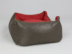 Beckley Orthopaedic Walled Dog Bed - Mahogany / Cherry, Small