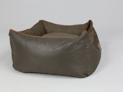 Beckley Orthopaedic Walled Dog Bed - Mahogany / Chestnut, Small