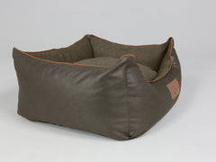 Beckley Orthopaedic Walled Dog Bed - Mahogany / Chestnut, Small