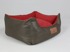 Beckley Orthopaedic Walled Dog Bed - Mahogany / Cherry, Small
