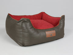 Beckley Orthopaedic Walled Dog Bed - Mahogany / Cherry, Small