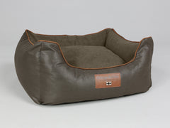 Beckley Orthopaedic Walled Dog Bed - Mahogany / Chestnut, Small
