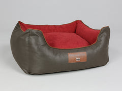 Beckley Orthopaedic Walled Dog Bed - Mahogany / Cherry, Small