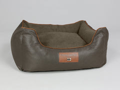 Beckley Orthopaedic Walled Dog Bed - Mahogany / Chestnut, Small