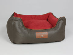 Beckley Orthopaedic Walled Dog Bed - Mahogany / Cherry, Small