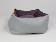 Beckley Orthopaedic Walled Dog Bed - Silver / Vino, Small