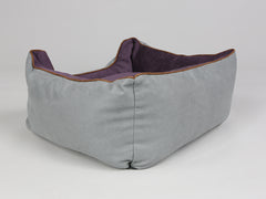 Beckley Orthopaedic Walled Dog Bed - Silver / Vino, Small