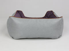Beckley Orthopaedic Walled Dog Bed - Silver / Vino, Small