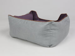 Beckley Orthopaedic Walled Dog Bed - Silver / Vino, Small