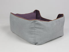 Beckley Orthopaedic Walled Dog Bed - Silver / Vino, Small