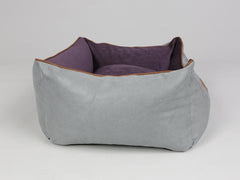 Beckley Orthopaedic Walled Dog Bed - Silver / Vino, Small