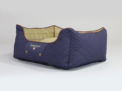Country Orthopaedic Walled Dog Bed - Midnight Blue, Small