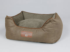 Exbury Orthopaedic Walled Dog Bed - Latte, Small