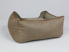 Exbury Orthopaedic Walled Dog Bed - Latte, Small