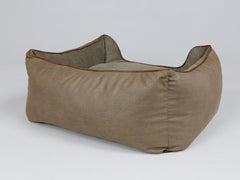 Exbury Orthopaedic Walled Dog Bed - Latte, Small