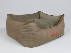 Exbury Orthopaedic Walled Dog Bed - Latte, Small