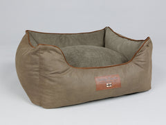 Exbury Orthopaedic Walled Dog Bed - Latte, Small