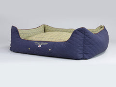 Country Orthopaedic Walled Dog Bed - Midnight Blue, X-Large
