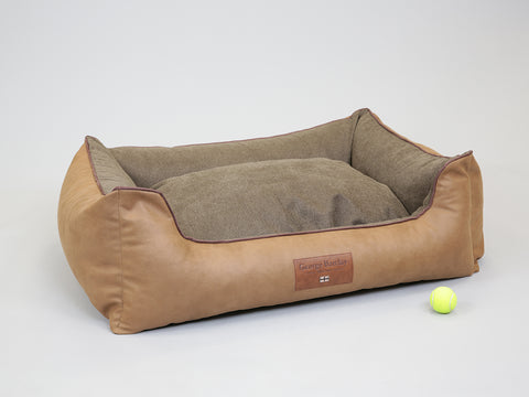 Minstead Orthopaedic Walled Dog Bed - Caramel, X-Large