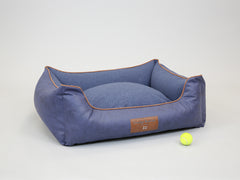 Hythe Orthopaedic Walled Dog Bed - Denim, Large