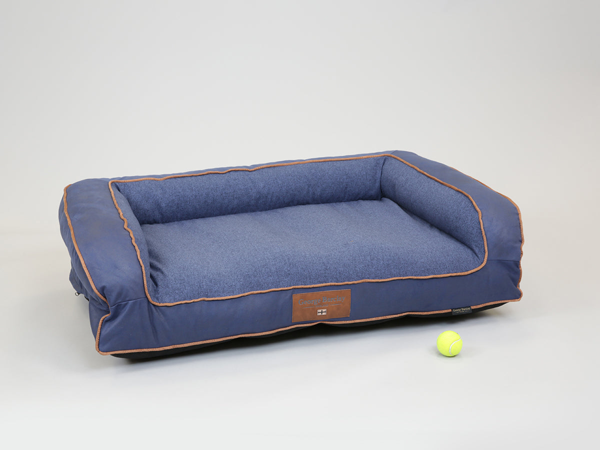 Burley Luxury Dog Sofa Bed For Large Dogs Denim Colour