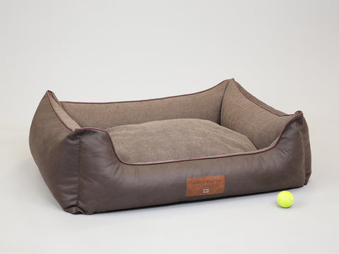 Burley Orthopaedic Walled Dog Bed - Chocolate Fudge, X-Large