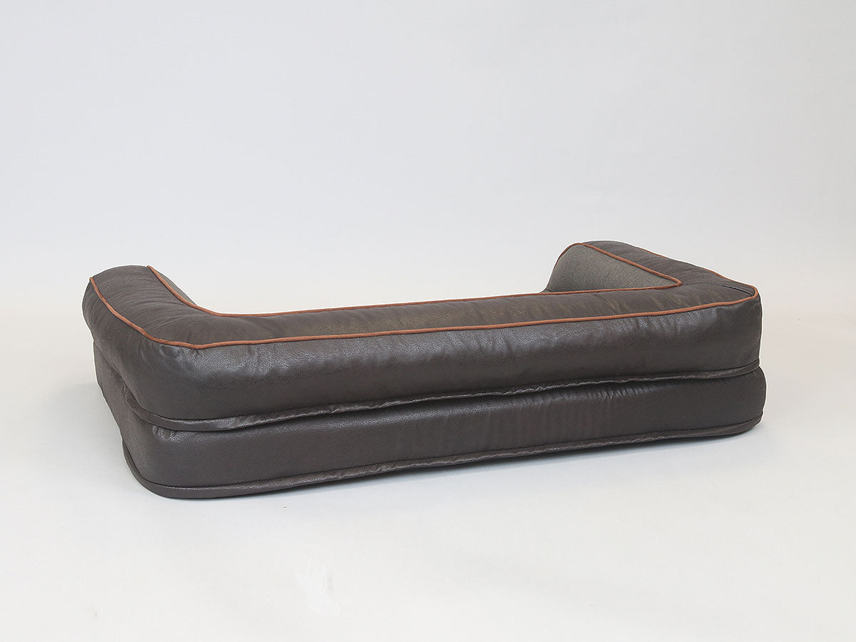 Ashurst Luxury Dog Sofa Bed For Large Dogs | Walnut Colour