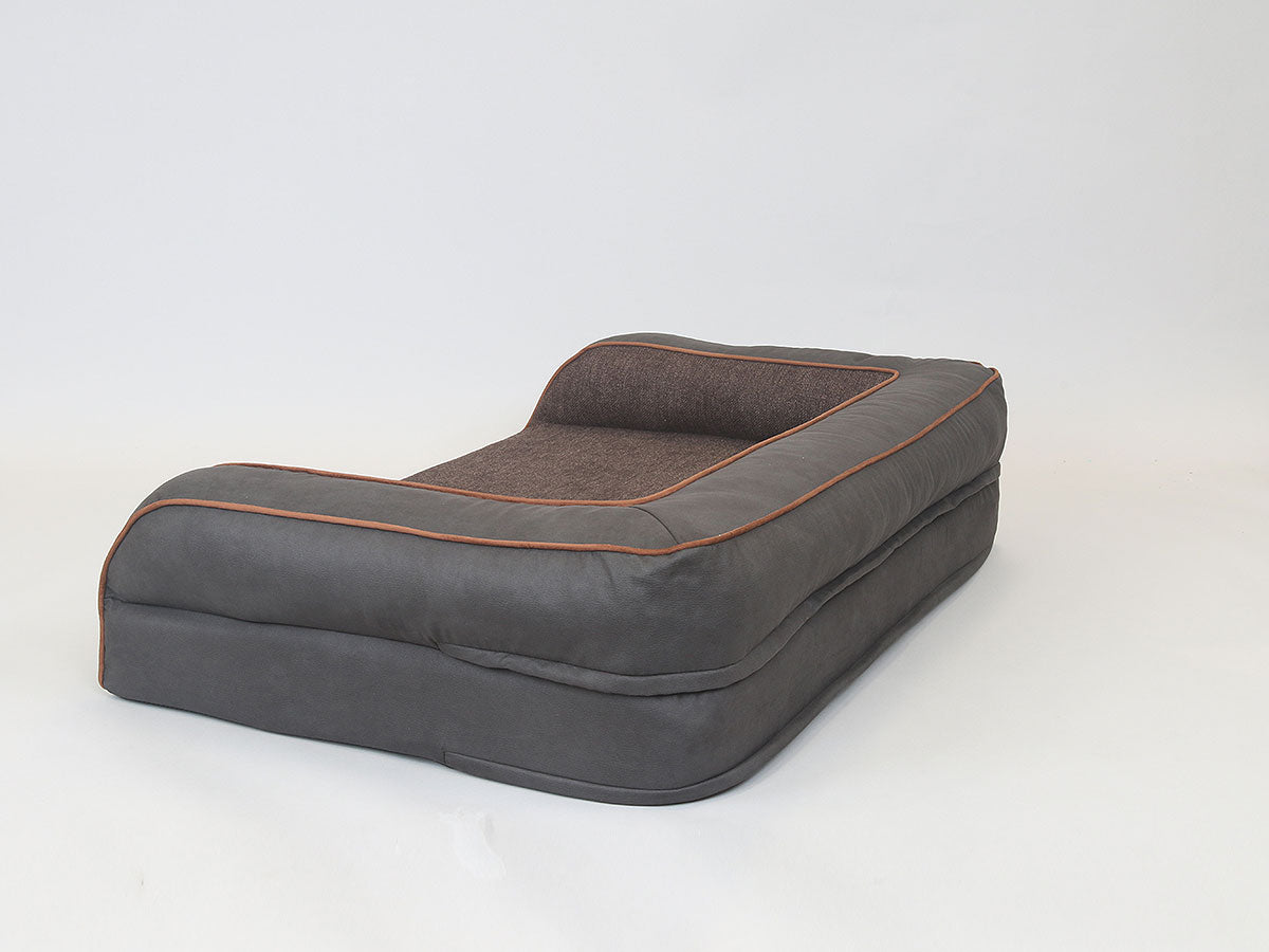 Beckley Luxury Dog Sofa Bed For Large Dogs | Hickory Colour