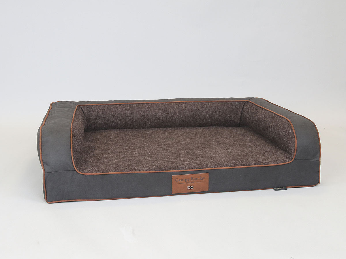 Beckley Luxury Dog Sofa Bed For Large Dogs | Hickory Colour