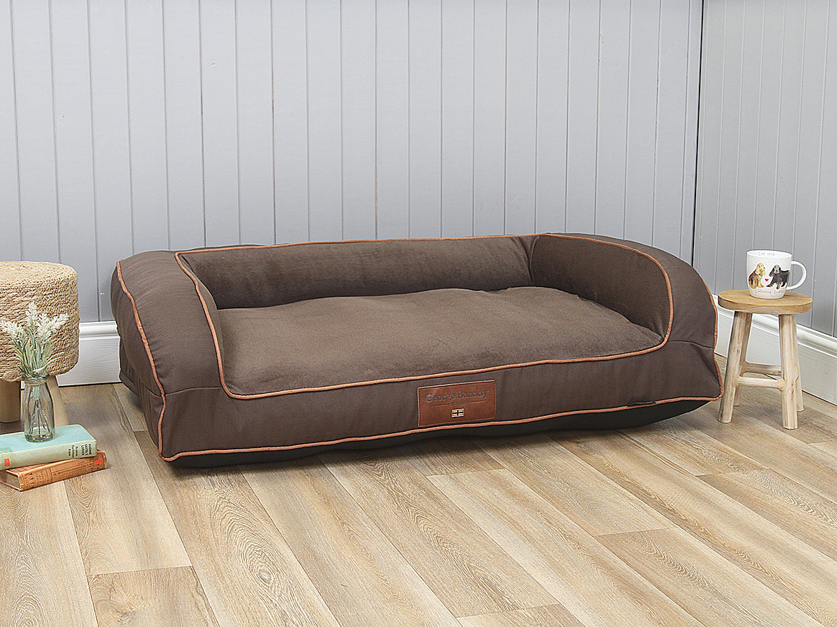 Savile Dog Sofa Bed for Large Dogs | Tanner's Brown Colour