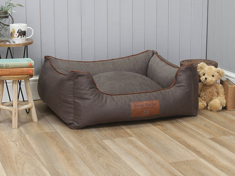 Hythe Orthopaedic Walled Dog Bed - Warm Boulder, Medium