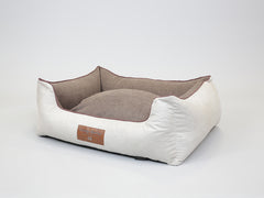Burley Orthopaedic Walled Dog Bed - Cream Fudge, Large
