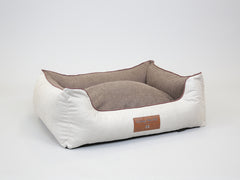 Burley Orthopaedic Walled Dog Bed - Cream Fudge, Large