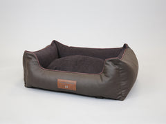 Burley Orthopaedic Walled Dog Bed - Mahoganny, Large