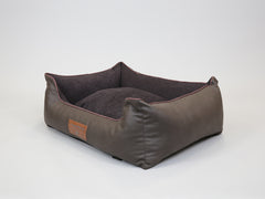 Burley Orthopaedic Walled Dog Bed - Mahoganny, Large