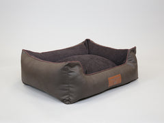 Burley Orthopaedic Walled Dog Bed - Mahoganny, Large