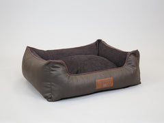 Burley Orthopaedic Walled Dog Bed - Mahoganny, Large