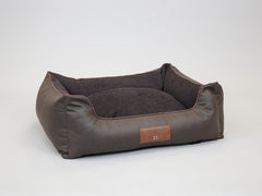 Burley Orthopaedic Walled Dog Bed - Mahoganny, Large