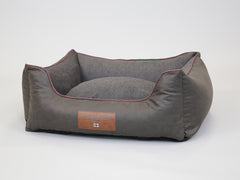 Burley Orthopaedic Walled Dog Bed - Charcoal, Medium