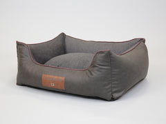 Burley Orthopaedic Walled Dog Bed - Charcoal, Medium