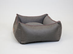 Burley Orthopaedic Walled Dog Bed - Charcoal, Medium